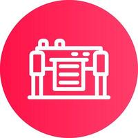 Plotter Creative Icon Design vector