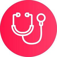 Stethoscope Creative Icon Design vector