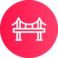 Bridge Creative Icon Design vector