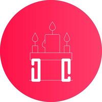 Candles Creative Icon Design vector