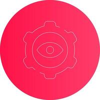 Eye Setting Creative Icon Design vector