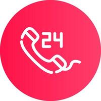 Emergency call Creative Icon Design vector