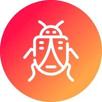 Bug Creative Icon Design vector