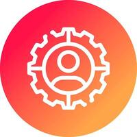 Personalization Creative Icon Design vector