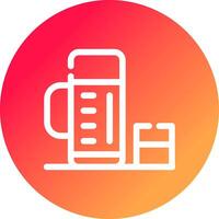 Thermos Creative Icon Design vector