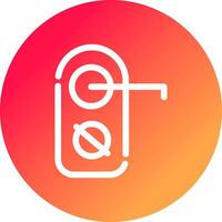 Do Not Disturb Creative Icon Design vector