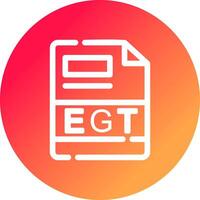 EGT Creative Icon Design vector