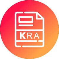 KRA Creative Icon Design vector