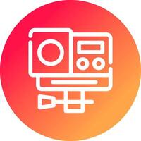 Action Camera Creative Icon Design vector