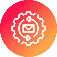 Marketing Automation Creative Icon Design vector
