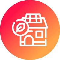 Eco Home Creative Icon Design vector