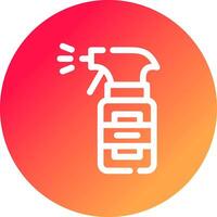 Spray Bottle Creative Icon Design vector