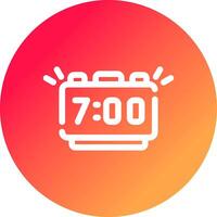 diseño de icono creativo de alarma vector