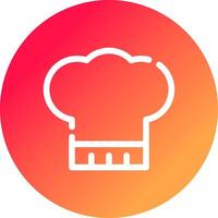 diseño de icono creativo de sombrero de chef vector