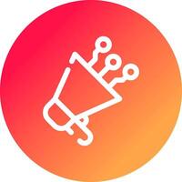Content Marketer Creative Icon Design vector