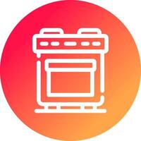 Oven Creative Icon Design vector