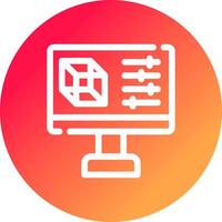 Simulation Creative Icon Design vector