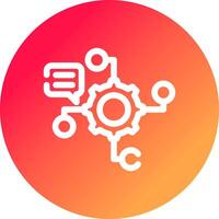 Business Automation Creative Icon Design vector