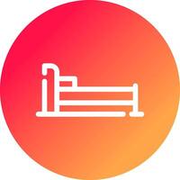 Bed Creative Icon Design vector