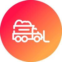 Snowplow Creative Icon Design vector