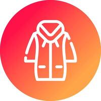 diseño de icono creativo de chaqueta vector