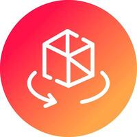 3d Creative Icon Design vector