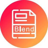 Blend Creative Icon Design vector