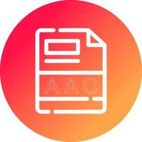 AAC Creative Icon Design vector