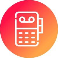 Voice Recorder Creative Icon Design vector