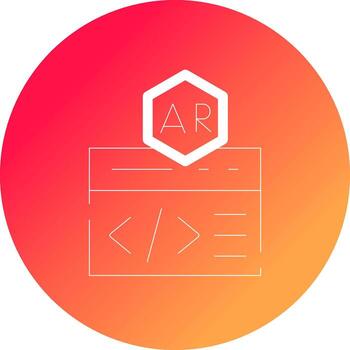 diseño de icono creativo de codificación vector