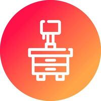 Side Table Creative Icon Design vector