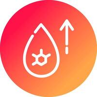 Hyperglycemia Creative Icon Design vector