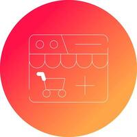 Medical Ecommerce Creative Icon Design vector