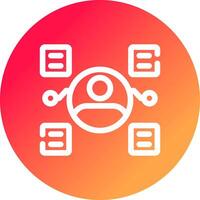 User Predictions Creative Icon Design vector