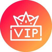 VIP Creative Icon Design vector