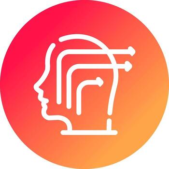 Knowledge Extraction Creative Icon Design vector