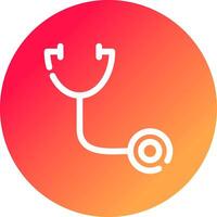 Stethoscope Creative Icon Design vector