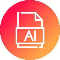 diseño de icono creativo de archivo ai vector