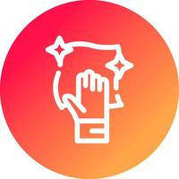 Wipe Creative Icon Design vector