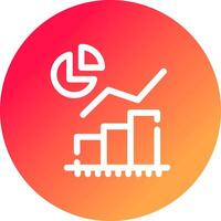 Statistical Analysis Creative Icon Design vector