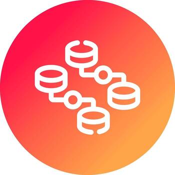 desestructurado datos creativo icono diseño vector