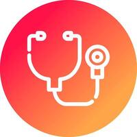 Stethoscope Creative Icon Design vector