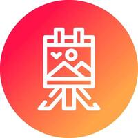 Canvas Creative Icon Design vector