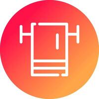 Towel Creative Icon Design vector
