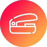 Stapler Creative Icon Design vector