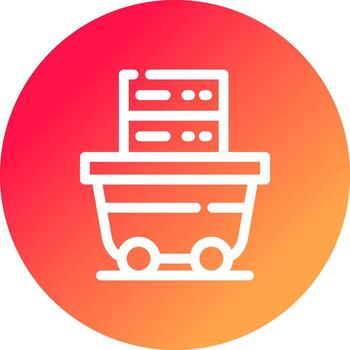 Data Mining Creative Icon Design vector