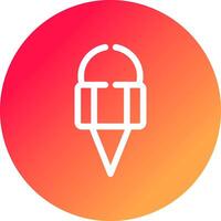 diseño de icono creativo de helado vector