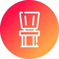 Chair Creative Icon Design vector