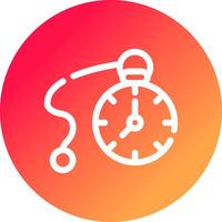 diseño de icono creativo de reloj de bolsillo vector