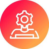 Technical Support Creative Icon Design vector